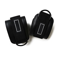 Sangles de cheville en nylon personnalisables GAF pour la musculation en salle de sport, robustes et durables, avec fonction antidérapante et protection des jambes