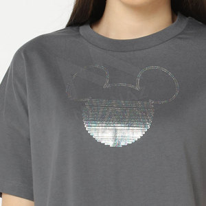 Top corto de manga corta a la moda para mujer, Top corto de baile de algodón, Top corto de manga corta informal a la moda para mujer, camiseta transpirable - Product Image 5