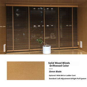 Persianas Venecianas <span class=keywords><strong>de</strong></span> Imitación Madera <span class=keywords><strong>de</strong></span> 50 mm, Inalámbricas, <span class=keywords><strong>de</strong></span> PVC, Tamaño Personalizado, Opacas, con Filtro <span class=keywords><strong>de</strong></span> Luz, Protección <span class=keywords><strong>de</strong></span> Privacidad <span class=keywords><strong>para</strong></span> Hogar, Oficina, Hotel - Product Image 3