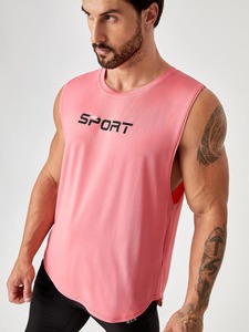 เสื้อกล้ามใส่เล่นกีฬาสำหรับผู้ชายเสื้อผ้าแนวสตรีทสำหรับใส่ไปยิมออกกำลังกายในฤดูร้อน - Product Image 5