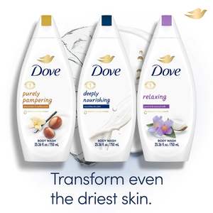 Dove - Juego de 3 Jabones Líquidos Corporales Ecológicos Desechables, Variedad de Aromas, Relajantes, Nutritivos, para una Piel Más Suave y Tersa, 25.3 Oz - Product Image 6