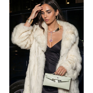Collar de Diamantes Lilac Loop Torque - Product Image 4