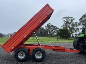 4 Tons (8,000 lbs) <b>Farm</b> Dump <b>Trailers</b> Hydraulic Tipping Hauler for Agricultural Use For Sale - Product Image 6