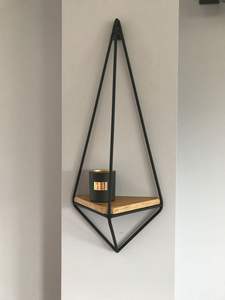 Étagères murales en métal écologiques de qualité supérieure pour la décoration du salon, offrant une construction durable et un gain de rangement pratique - Product Image 3