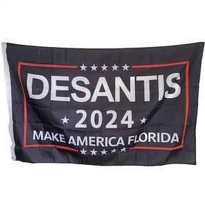 Campagne électorale personnalisée 3x5 USA 2024 Take America Back Ron Desantis drapeau de vote présidentiel américain avec impression recto verso d'écran - Product Image 2