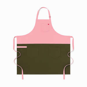 Tablier en toile de coton réglable de haute qualité, bretelles croisées élégantes pour les uniformes de fleuriste, de jardin, de restaurant, de bar - Product Image 5