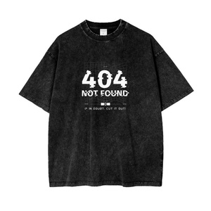 เสื้อยืดลายกรดซักสำหรับผู้ชายผ้าฝ้าย100% รุ่นท็อปออกแบบโลโก้ได้ตามต้องการ - Product Image 1