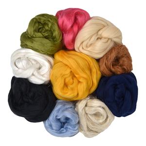 Promotion fil épais géant fil épais 100% laine mérinos fil à tricoter itinérant bricolage cadeau unique pour son cadeau de noël feutrage humide - Product Image 1