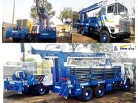 PRL PDTHR-450 Foreuse pneumatique diesel DTH et rotative montée sur camion de 450 mètres, puissance 170 kW, pour forage de puits d'eau LAND