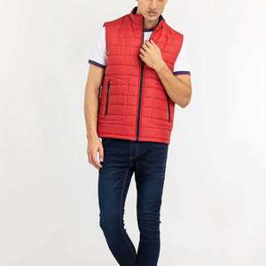 Chaleco Acolchado de Lona Resistente para Hombre, Chaleco Casual Impermeable y Cortavientos, Abrigo sin Mangas Cálido para Invierno, Ligero y Aislante - Product Image 5