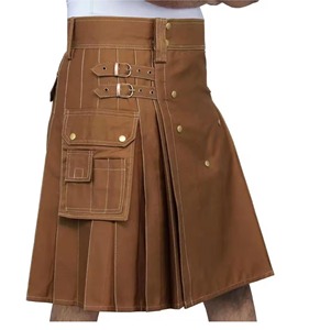 Kilts utilitaires écossais traditionnels de qualité supérieure en gros pour hommes, tissu personnalisé, service OEM, personnalisable - Product Image 5