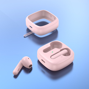 หูฟังอินเอียร์ EP-115บลูทูธไร้สายสีชมพูสำหรับเล่นกีฬาเล่นเกมหูฟังไมโครโฟนสำหรับโทรศัพท์มือถือ compu - Product Image 1