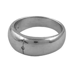 Anillo de Boda de Plata y Rodio Plateado con Diamantes de Corte Princesa para Hombre y Mujer, Joyería Fina de Platino, AGR-21678 - Product Image 3