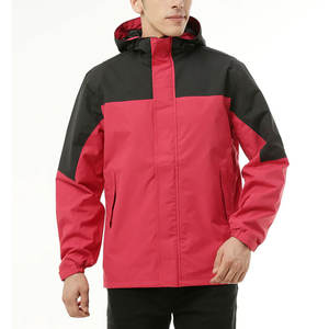 Abrigo ligero impermeable y resistente al viento Chaquetas de lluvia para hombres Chaquetas de lluvia de diseño de longitud completa para hombres para adultos - Product Image 3