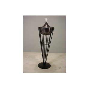 Antorcha Tiki de cobre puro con acabado de mosaico, Decoración de mesa para jardín, Patio, balcón, iluminación de fiesta interior y exterior, uso decorativo - Product Image 3