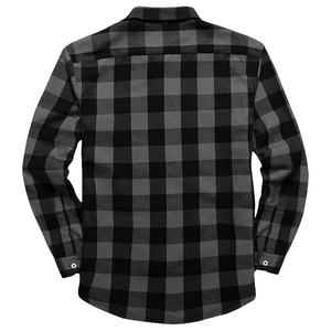 เสื้อเชิ้ตผ้าสักหลาดน้ำหนักเบาสำหรับผู้ใหญ่เสื้อสตรีทแวร์มีกระเป๋าหน้าอกใส่สบายขนาดพลัสไซส์ - Product Image 2