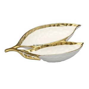 Flower Designer Aluminum Casted Gold Plated Bowl For Home And Hotel <b>Table</b> Centerpiece Serving And Decoration In Impressive Price - Product Image 5
