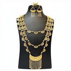 24kt Gold Plated Arabic Collection Fashion Jewelry <b>Sets</b> - Product Image 1
