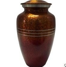 Urna Funeraria de Aluminio con Acabado de Mármol Negro - Urna Conmemorativa para Cenizas Humanas Adultas de 10 Pulgadas - Product Image 2