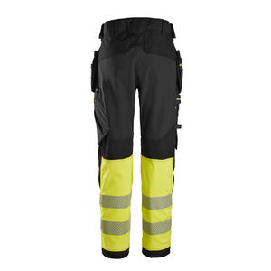 Pantalones de Trabajo de Cintura Alta de Seguridad ANSI Clase 1, Multibolsillos, Reflectantes, Impermeables, con LED Intermitente, Color Sólido, para Hombre, con Logotipo - Product Image 2