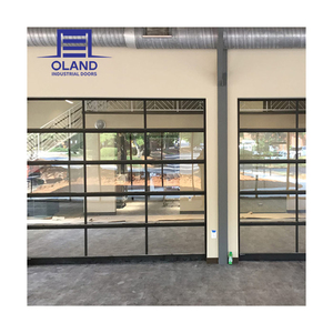 <span class=keywords><strong>Porte</strong></span> <span class=keywords><strong>de</strong></span> <span class=keywords><strong>garage</strong></span> sectionnelle automatique en aluminium et verre avec panneaux isolés, pour villas et projets résidentiels - Product Image 5