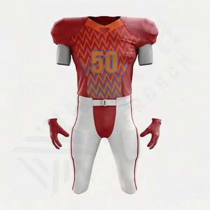 High Quality Custom Made Men American Football Uniform Practice Jersey Breathable Short Sleeve Sale Team Name <b>Performance</b> <b>Wear</b> - Product Image 1