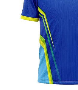 T-shirt de sport personnalisé par sublimation, poids du tissu 220g, motif uni, design avec logo frontal, style décontracté, impression graphique couleur intégrale - Product Image 2