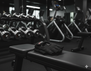 Guantes de Gimnasio de Medio Dedo de Material Fresco, Guantes Transpirables con Soporte para Muñeca, Guantes de Gimnasio Unisex para Levantamiento de Pesas de Alta Resistencia - Product Image 4