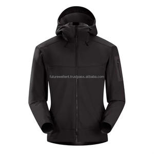 OEM Meilleure veste de randonnée étanche pour hommes Coupe-vent softshell léger doublé polaire avec logo personnalisé - Product Image 2