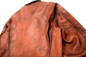 Blouson en cuir véritable de qualité supérieure pour homme, style motard, col montant, fermeture éclair, idéal pour l'automne et l'hiver, vente en gros - Product Image 5