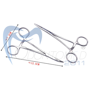 Pinces hémostatiques chirurgicales en acier inoxydable Odontomed2011 ODM-214, droites et courbées, à verrouillage pour l'arrêt des saignements, vente en gros - Product Image 4