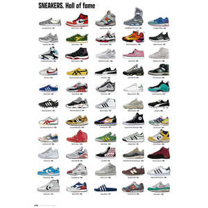Affiche de baskets imprimées numériquement Hall of Fame - Product Image 1