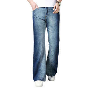 Custom <b>Men's</b> Fashionable <b>High</b> <b>Waist</b> Baggy Oversized Denim <b>Jeans</b> Washed Pockets Breathable <b>Jeans</b> Pants - Product Image 1