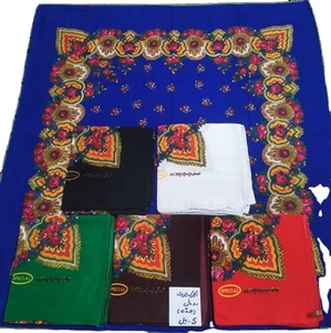 Beautiful New <b>Square</b> Shemagh <b>Scarf</b> 47 Inch Silk Screen Printed 100% Viscose Ethnic Bandana American Style Mexican Style - Product Image 2