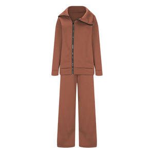 Survêtement surdimensionné personnalisable pour hommes mode deux pièces 100% coton polaire surdimensionné Slim Fit sweats à capuche pantalons de jogging pour le sport - Product Image 4