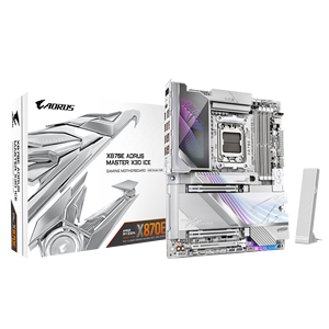 Nueva Placa Base para Juegos GIGABYTE X870E <span class=keywords><strong>AORUS</strong></span> MASTER X3D ICE DDR5 <span class=keywords><strong>AM5</strong></span> ATX 4xDDR5 DIMM con Interfaz SATA - Product Image 1