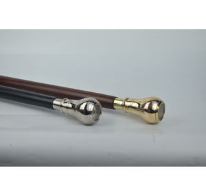 Brass Inlayed Wooden Walking Stick Masonic Walking Stick Therapeutic Walking Sticks with Contoured Handles by AYAANS CREATIONS - Product Image 2