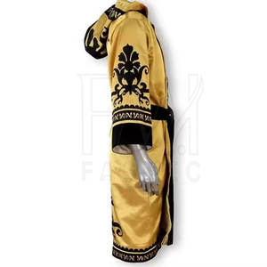 Top Trending Custom Pattern Style Boxing <b>Robes</b> with <b>Hood</b> Low Price Stretch Boxing Gown for Training - Product Image 5