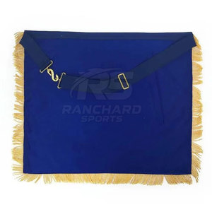 Mandil Masónico Estilo Arco Real, Bordado, Mandil de Aprendiz Entrado, Diseño Blanco Limpio, Mandil de Francmasón - Product Image 2