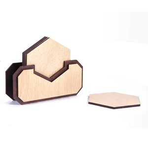 Best Selling Wooden <b>Coasters</b> Set For <b>Drinking</b> Serving Table Top Cup Serve walnut <b>coasters</b> At Low Cost By AALIYAN IMPEX - Product Image 1