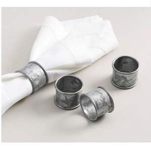 Anneau de serviette en métal plaqué or en aluminium Dernier design Forme personnalisée Parfait pour les mariages et les fêtes Accessoires de table - Product Image 6