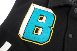 Nouvelle veste universitaire personnalisée pour hommes, manches en cuir de haute qualité, veste Letterman, broderie, logo en chenille, veste bomber unisexe - Product Image 6