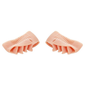 Corrector Ortopédico para Juanetes, 1 Par, Separador de Dedos de Gel Elástico de 5 Dedos, Cuña Suave para Juanetes en el Dedo Gordo del Pie, Material SEBS - Product Image 1