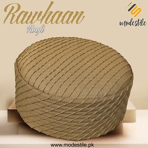 Rawhaan หมวกอิสลาม kufi สำหรับผู้ชายหมวกสวดมนต์ทำด้วยมือหมวกโพลีคอตตอนมุสลิมลายหัวกะโหลกกำหนดโลโก้และขนาดเองได้ - Product Image 2