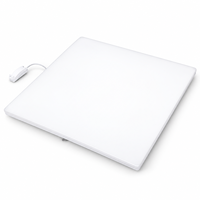 Panneau lumineux LED sans cadre 600x600 40W, plafonnier fin à montage en surface, garantie 5 ans pour l'éclairage commercial et de bureau