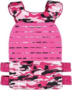 เสื้อกั๊กน้ำหนักฝึกซ้อมรับน้ำหนักได้สูงสุดอุปกรณ์เสริมความแข็งแรงสำหรับครอสฟิตไฮท์การเติบโตของกล้ามเนื้อความมั่นคงของแกนความอดทนและพลังงาน - Product Image 1