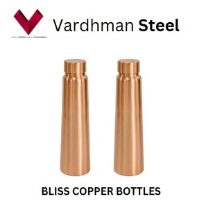 Gran oferta, botellas de cobre Bliss, 650 ML, sin BPA, a prueba de fugas, aptas para lavavajillas, estilo clásico Unisex para uso en exteriores y viajes - Product Image 5