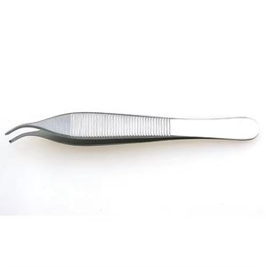 Pinzas Quirúrgicas Adson para Tejidos, Pinzas Adson Curvas de Acero Inoxidable para Tejidos - Product Image 6