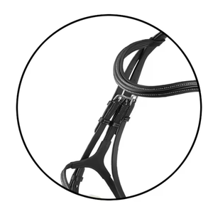 Brida de caballo de cuero Premium MH Global Exports de alta calidad con logotipo personalizado Embalaje personalizable Producto ecuestre de primera calidad - Product Image 3