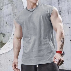 Camiseta sin mangas informal de verano para hombre, Camiseta holgada de malla para gimnasio, Camiseta deportiva transpirable de gran tamaño para culturismo - Product Image 2